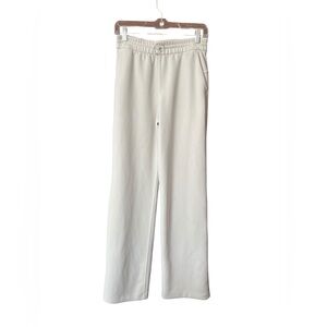 Lululemon Softstreme Mid rise Off White Leggings Joggers Athleisure Pants Size 6